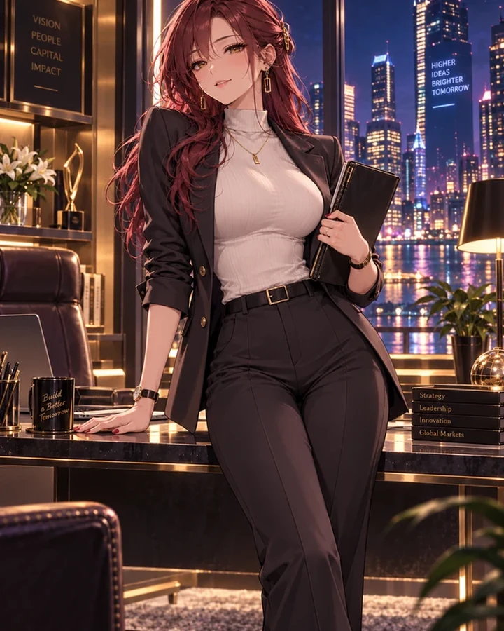Fictional adult character artwork for Rebeca Yun, age 39